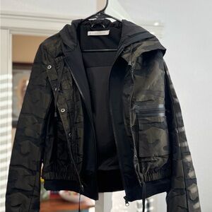 Blanc Noir Camo Aviator Jacket